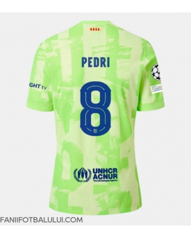 Barcelona Pedri Gonzalez #8 Tricou Fotbal Replică 2024-25 Barbati Treilea